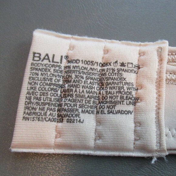 Bali Women's Side & Back Smoothing Underwire Minimizer Bra, Nude 5, 36DD - Picture 6 of 6